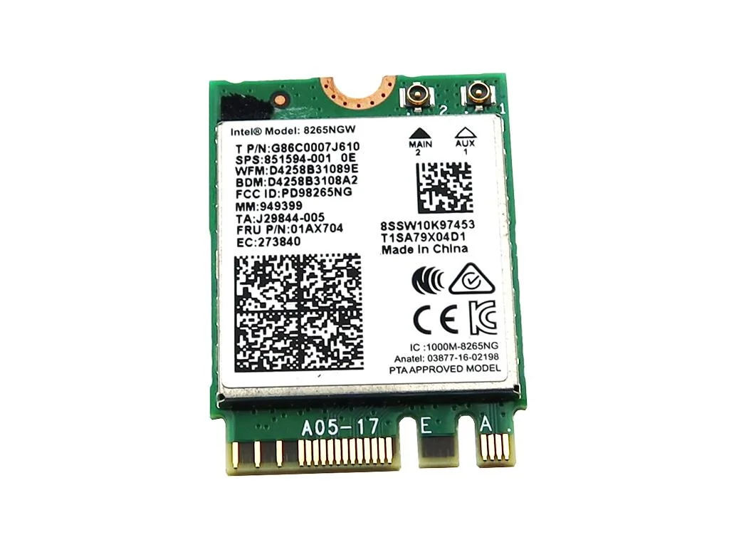 CARTE RESEAU WIFI INTERNE MINI LAPTOP